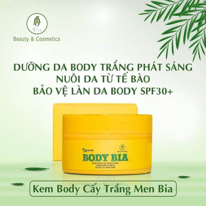 Tặng 1 Hòn Đá Kì Tẩy Da Chết)Kem Body Olic