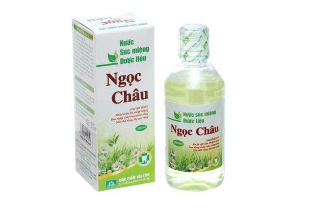 [HCM]Súc Miệng Thảo Dược Ngọc Châu chai 350ml