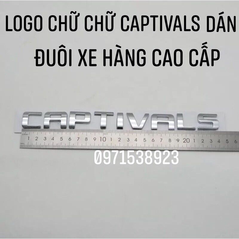 LOGO CHỮ CHEVROLET CAPTIVA LS CAO CẤP GIÁ RẺ