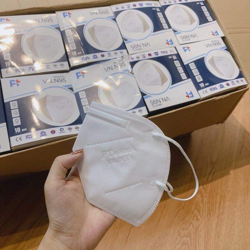 Combo 50 Hộp ( 500 Cái) Khẩu Trang N95 PT 4 Lớp ( 1 Hộp 10 Cái )