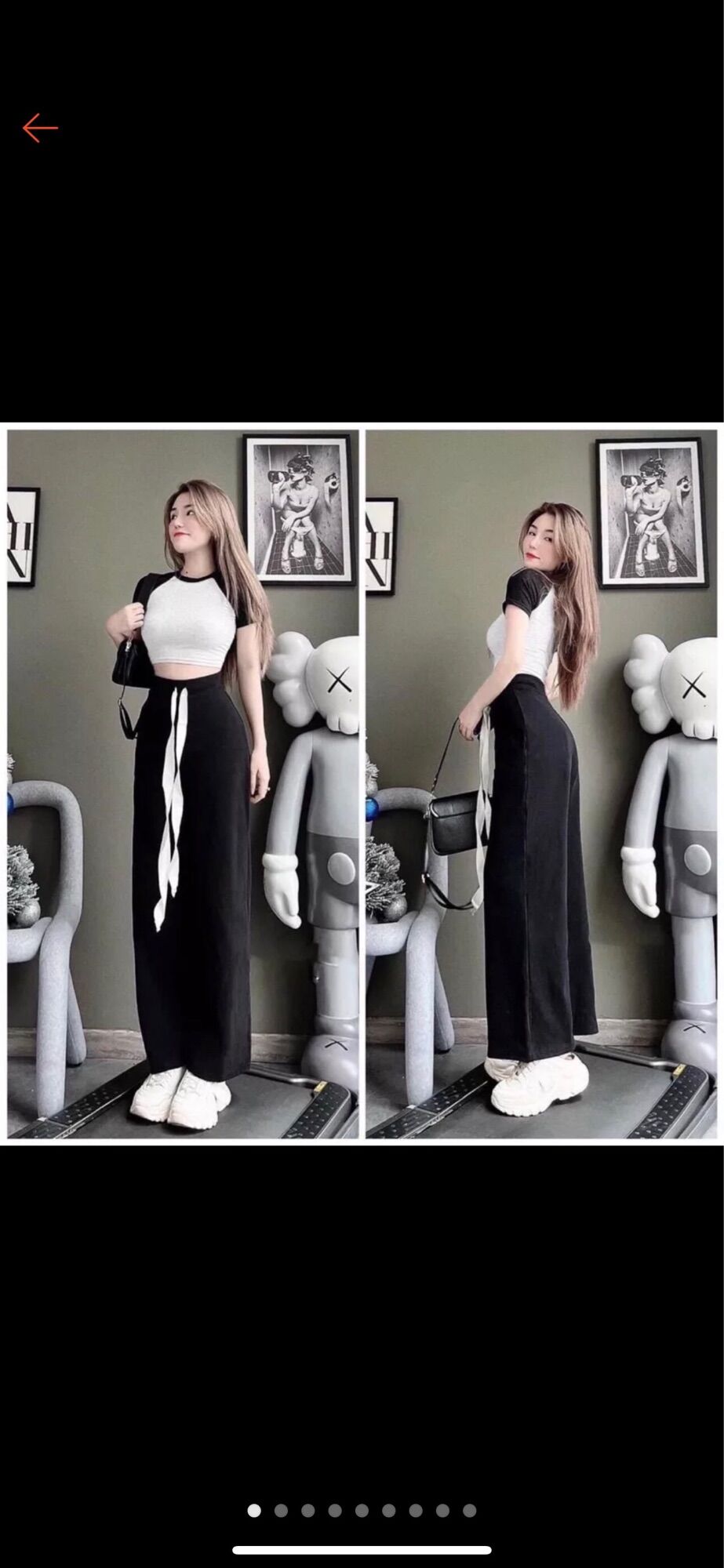 Set bộ croptop raplang