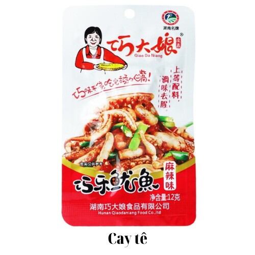 combo 10 gói râu mực cay tứ xuyên