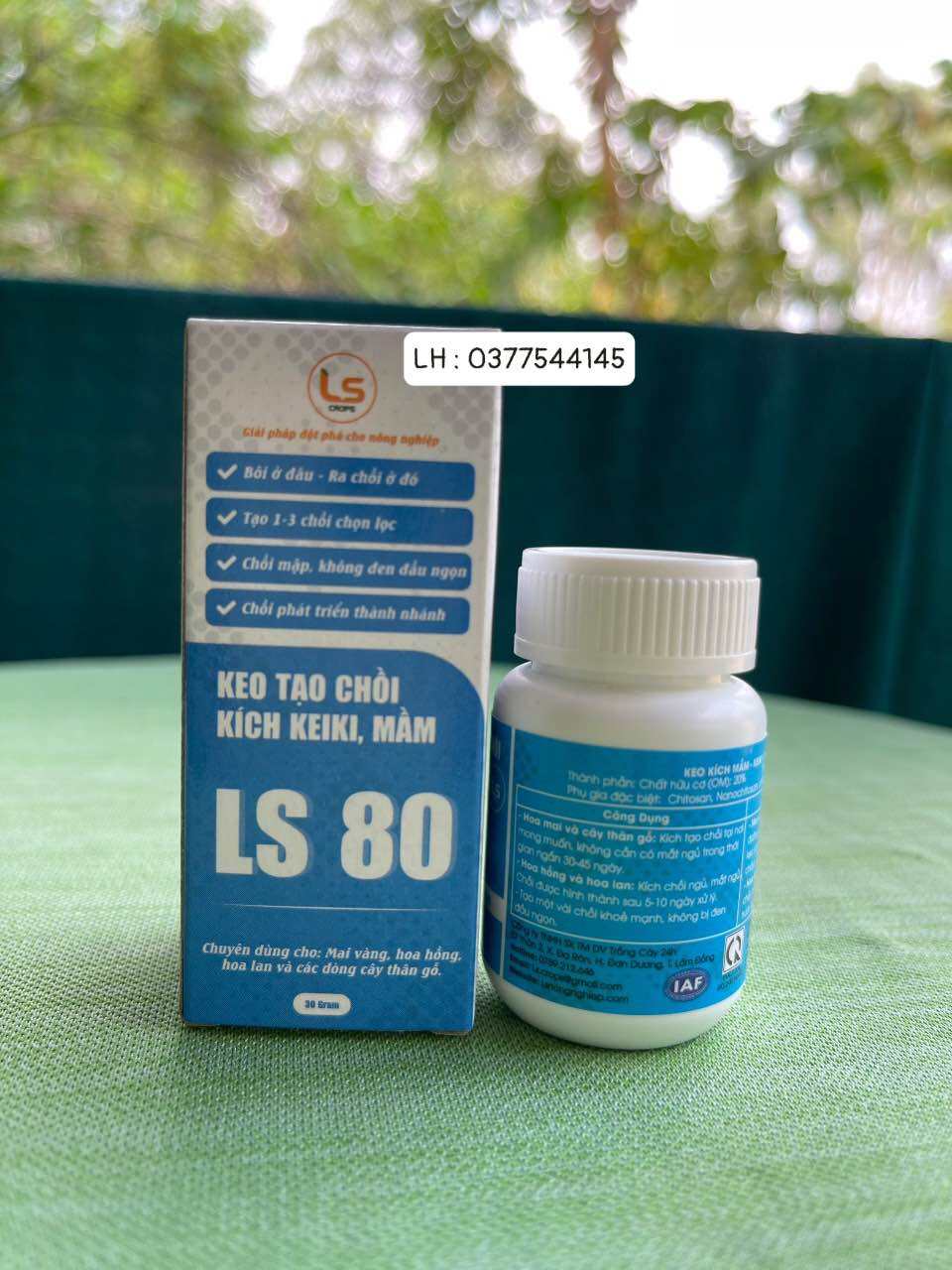 Keo tạo chồi kích keiki, mầm LS 80 ( lọ 30g ) chuyên dùng cho mai vàng , hoa hồng và các dòng cây thân gỗ