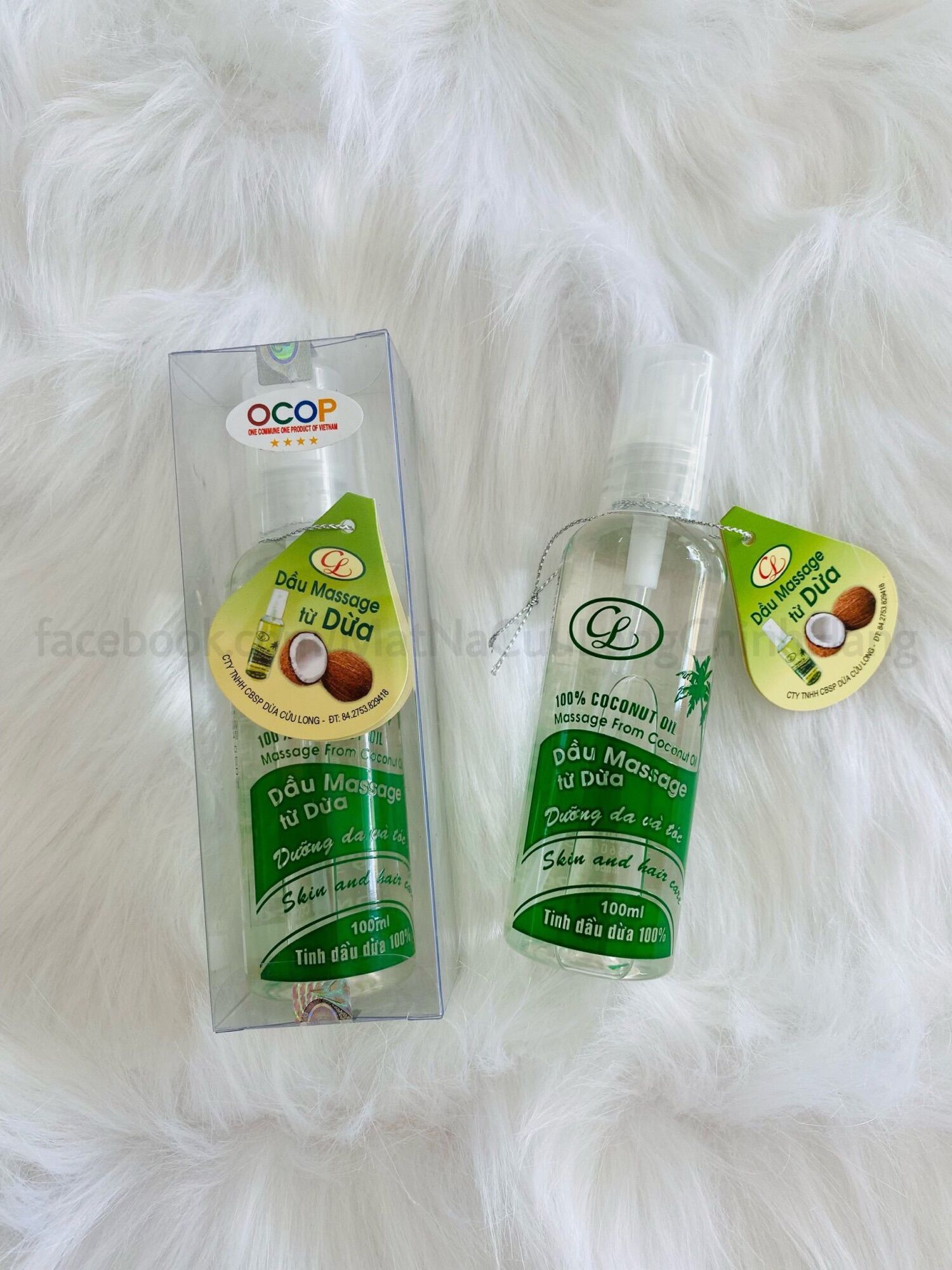 Dầu dừa massage Cửu Long 100ml