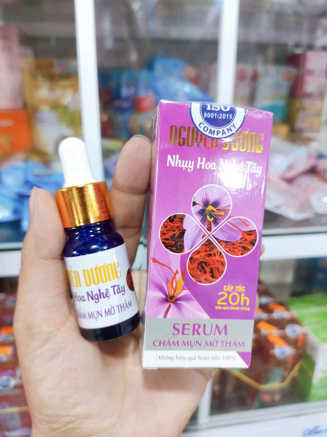 Serum chấm mụn cấp tốc 20h nhụy hoa nghệ tây 10ml