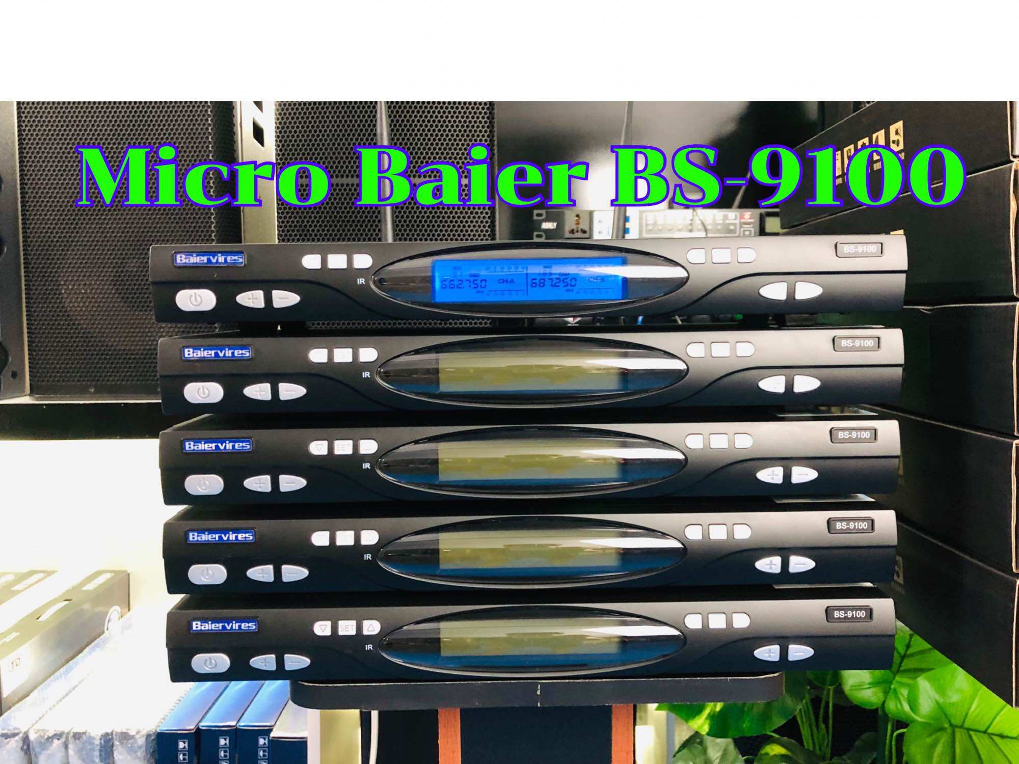 Micro không dây baier 9100