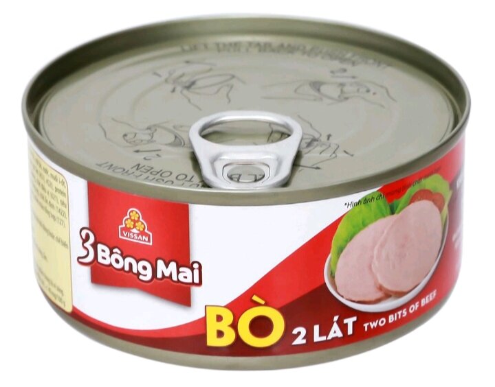 Bò 2 lát 3 bông mai vissan hộp 150g date 2027