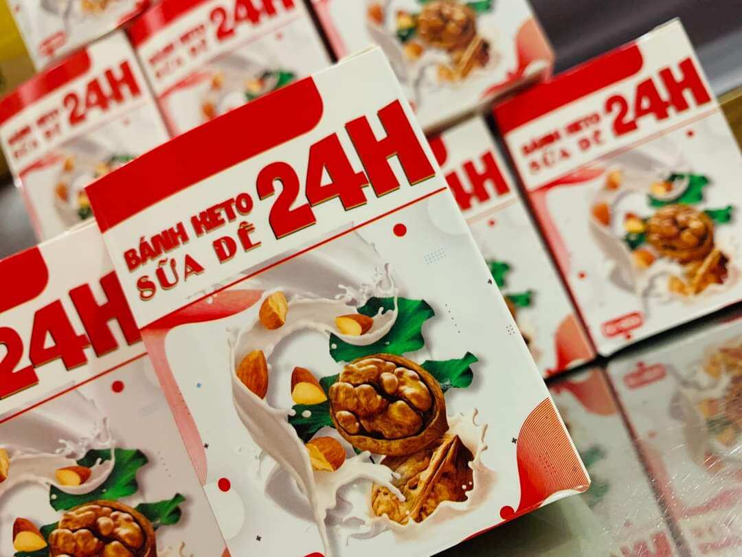Bánh keto sữa dê 24h