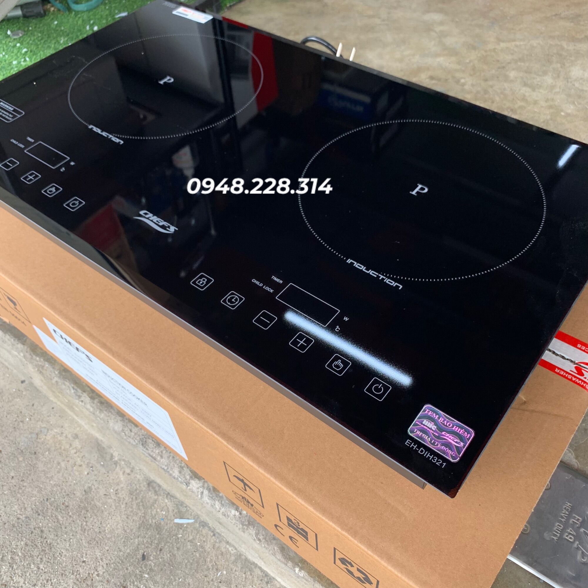 Bếp từ đôi chefs dih-321