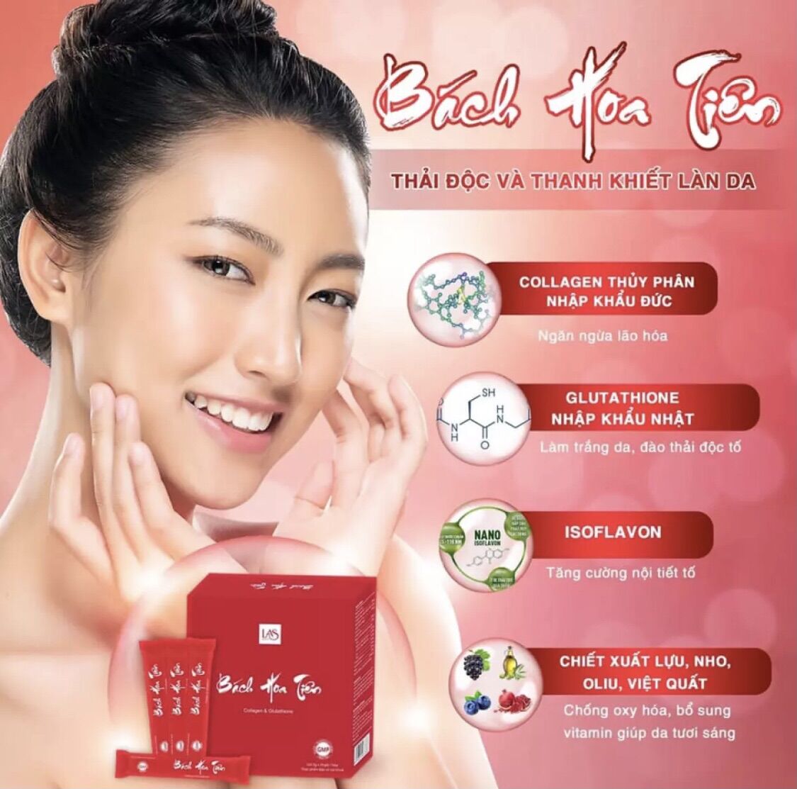 (CHÍNH HÃNG) BÁCH HOA TIÊN Lasbeauty