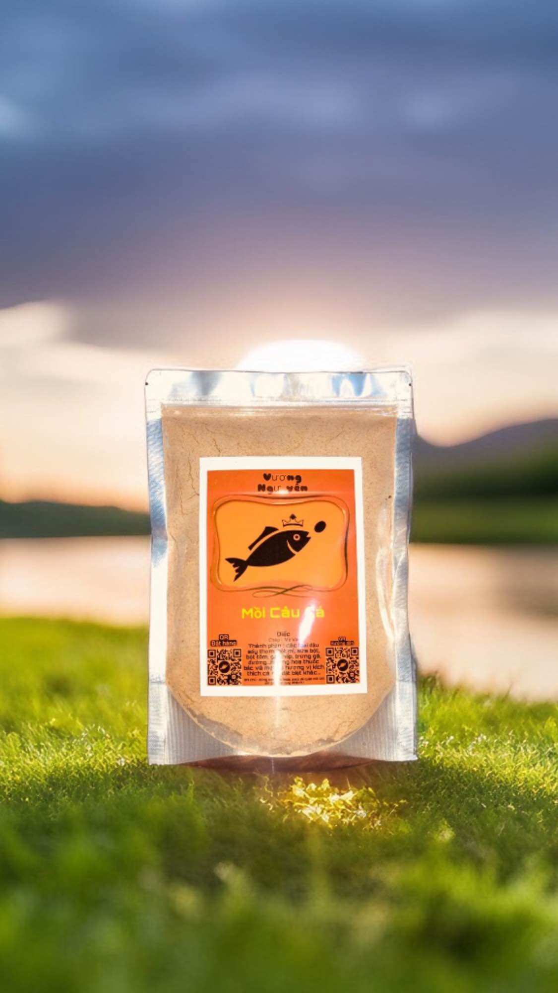 Bài Mồi câu cá Diếc-Chép-Mè Vinh-1/2kg / Vương Ngư Yên / bột  / cần câu / ô dù / ghế câu