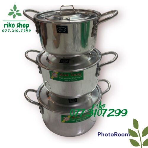 Nồi nhôm Kim Sang cao cấp nấu canh kích thước 20/22/24