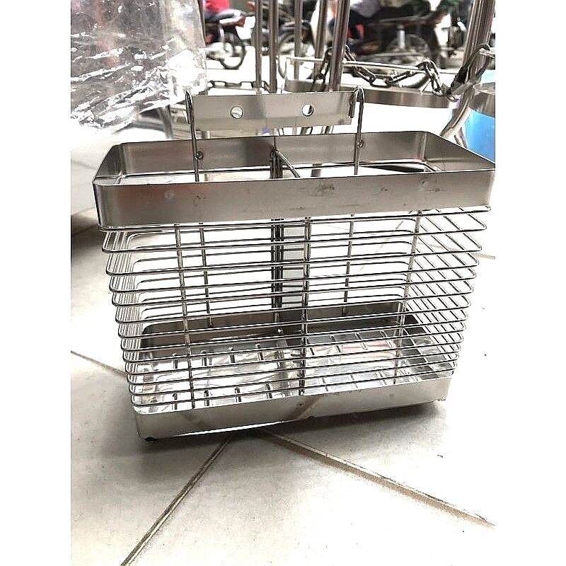 Ống đũa, giỏ đũa inox không gỉ, bền đẹp