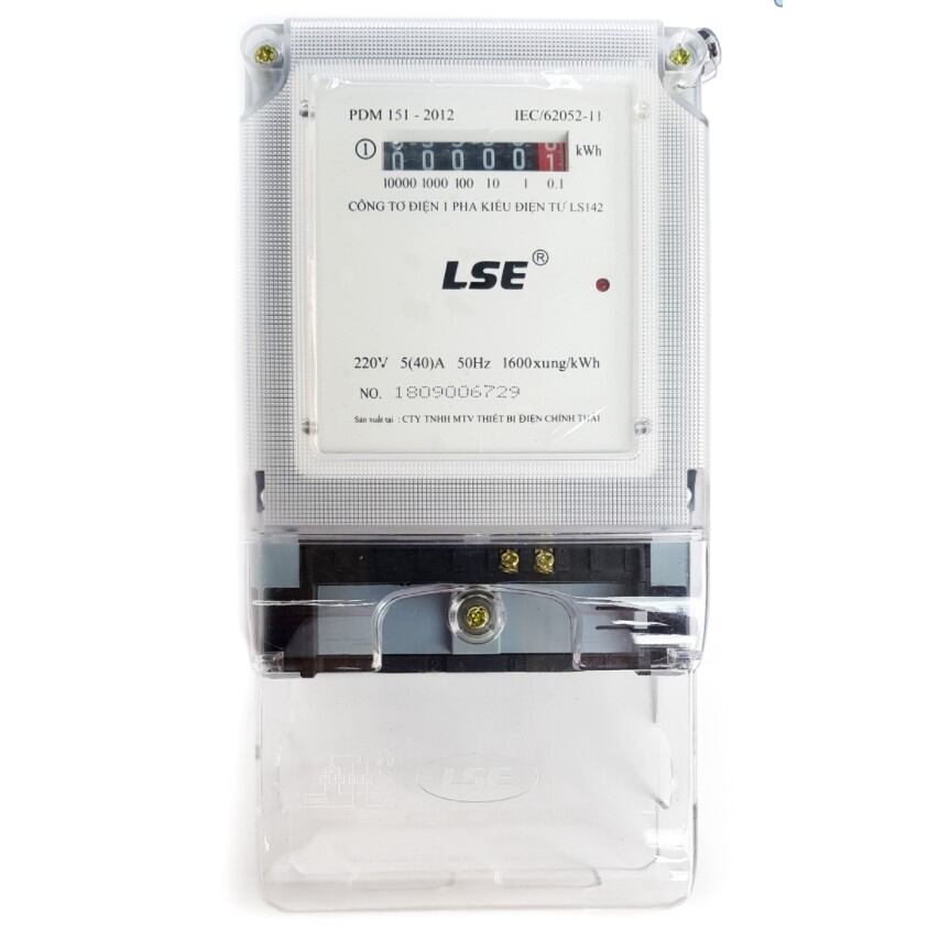 Công tơ điện 1 pha 40a lse cơ điện tử