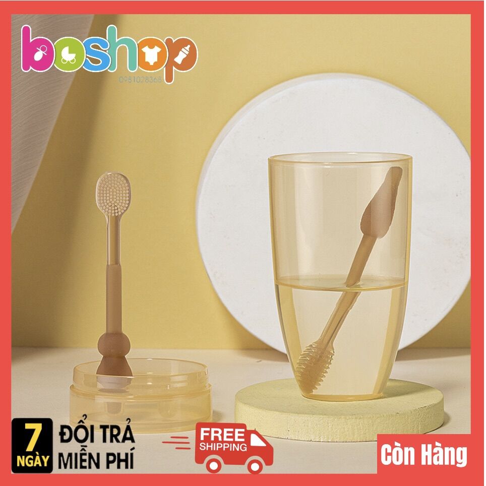 Bộ rơ lưỡi, bàn chải đánh răng cho bé
