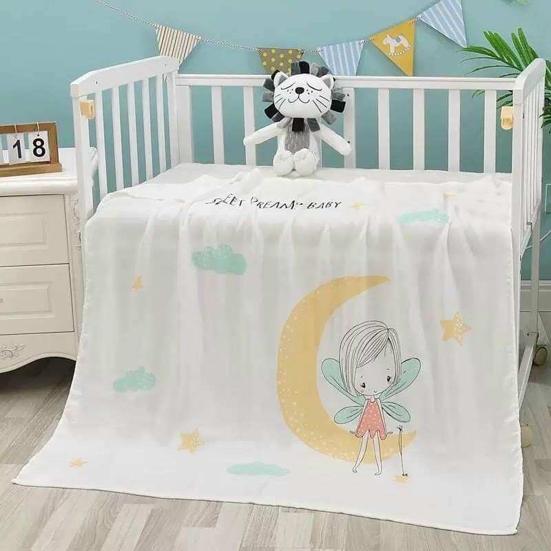 [Inbox chọn mẫu] - Khăn aden lụa đa năng in hình cao cấp cho bé kích thước 1.1mx1m1 (có thể làm khăn tắm hoặc chăn đắp)