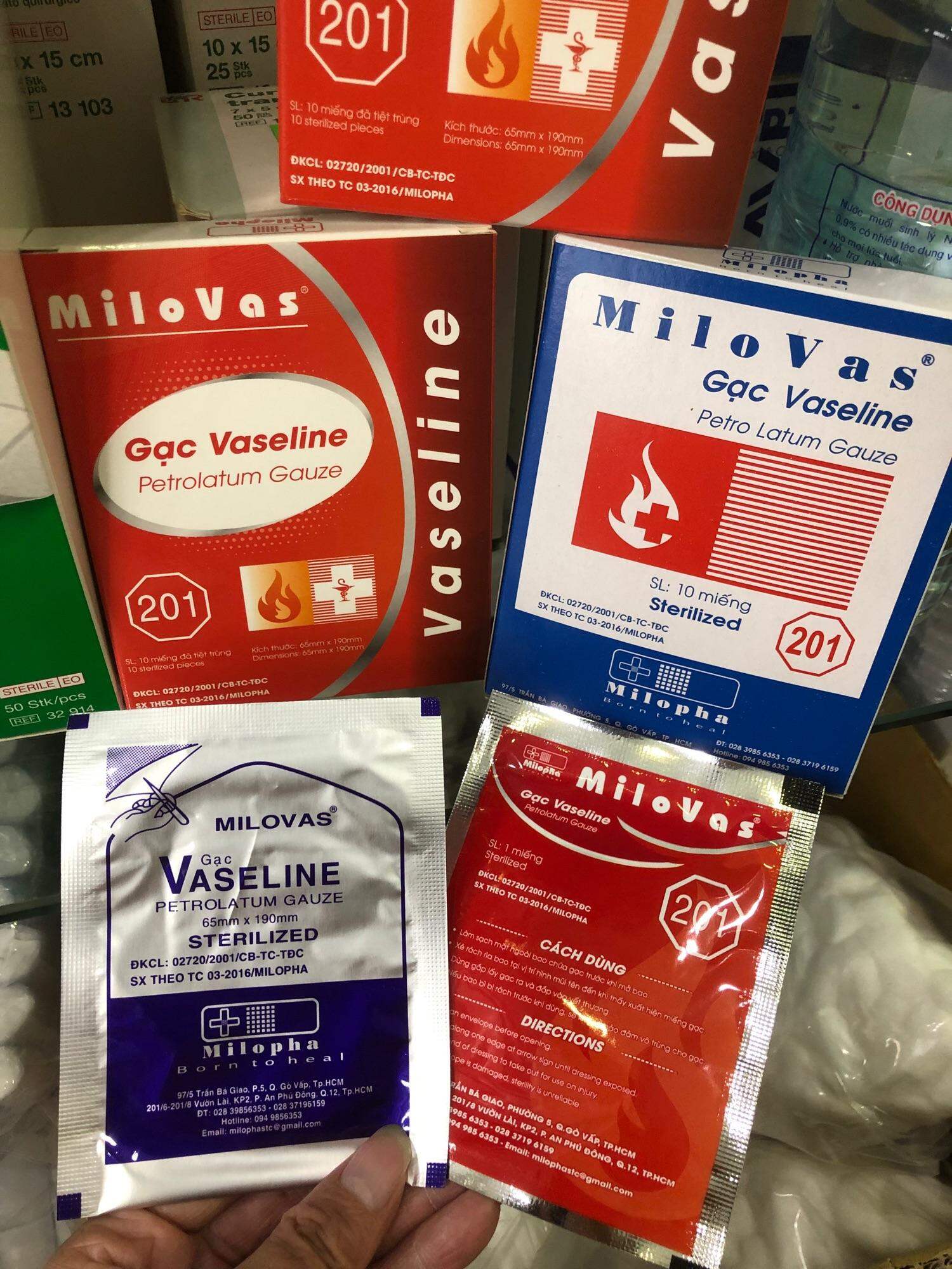 Gạc vaseline đắp vết thương bị bỏng hở khô da 65x19cm MIẾNG DÁN VASELIN ĐẮP VẾT THƯƠNG BỊ BỎNG MILOVAS, GẠC DÁN ĐẮP VẾT THƯƠNG BỎNG VASELIN