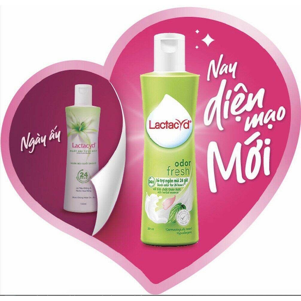 Lactacyd,Dung dịch Vệ Sinh Phụ Nữ Oder Fresh 250ml