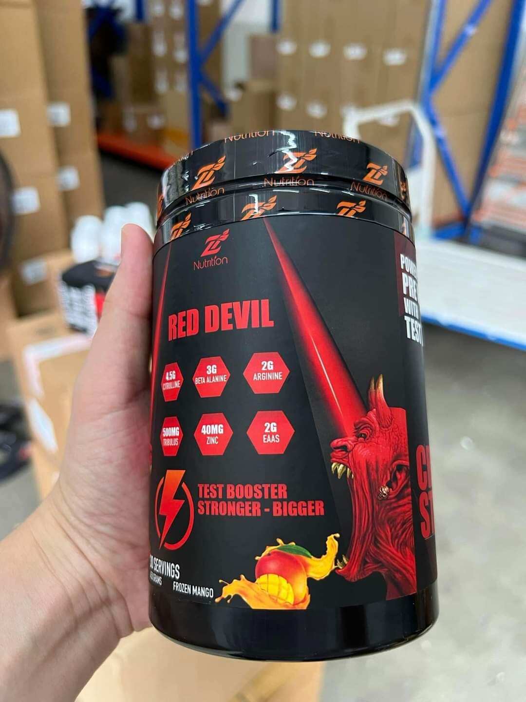 Znutrition Red Devil Pre-workout Tăng Sức Mạnh Tăng Test 30 Servings