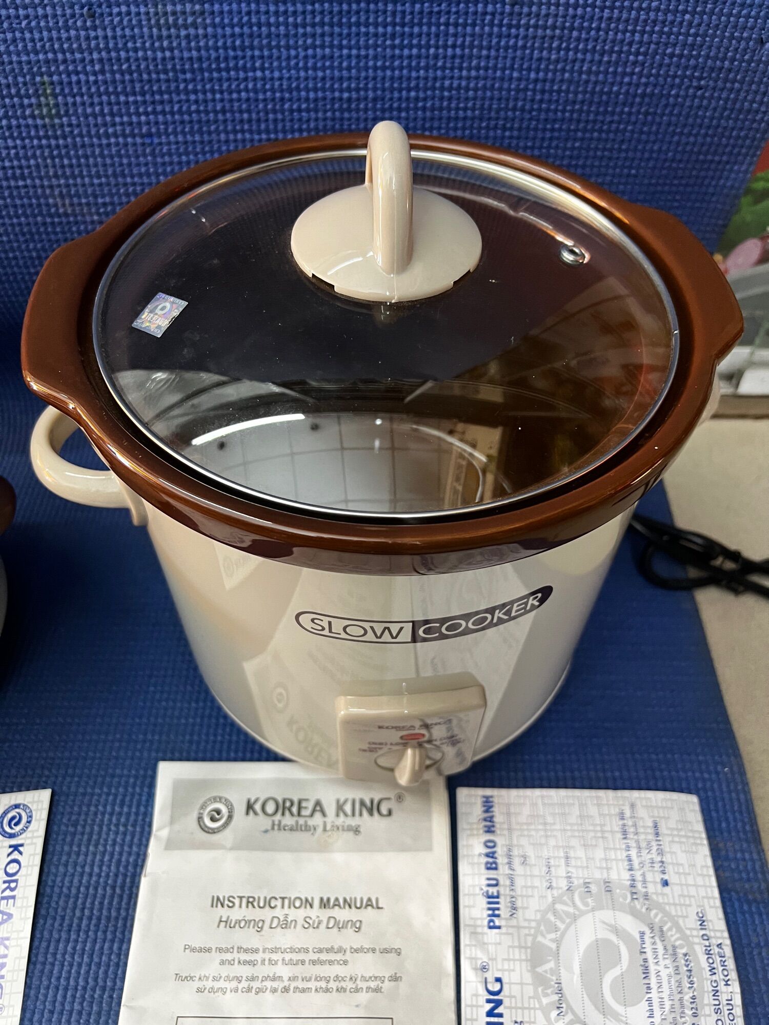 Nồi nấu chậm korea King 1,5 lít và 3 lít