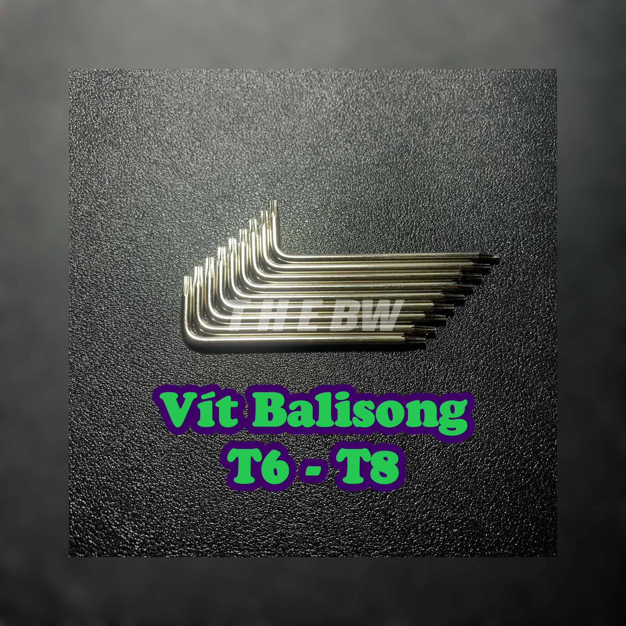 Vít tháo siết Balisong csgo,dạng lược đầu T6 và T8 chất liệu thép