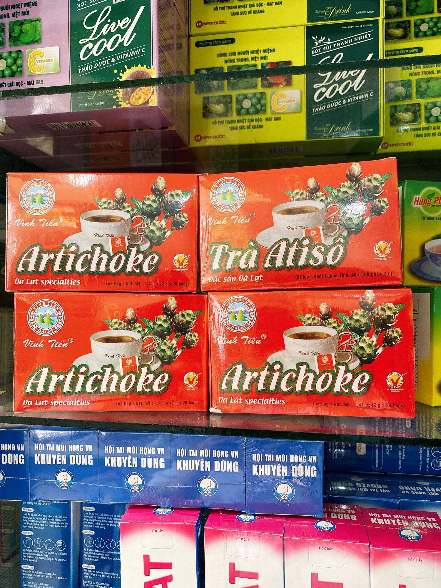 Trà atisô vĩnh tiến , trà astiso , artichoke .