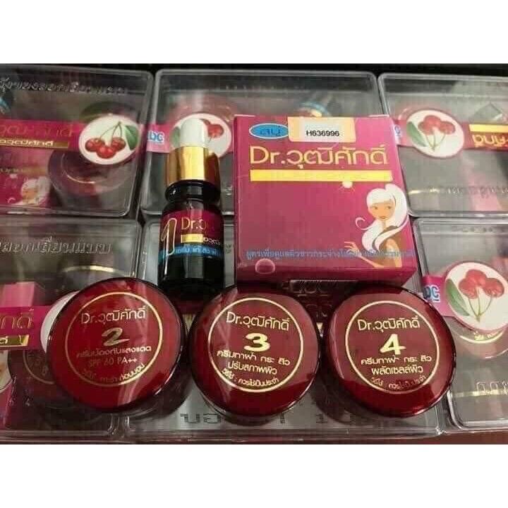 Bộ kem nám 5 sản phẩm cherry đỏ Thái Lan [SIÊU THỊ SV]