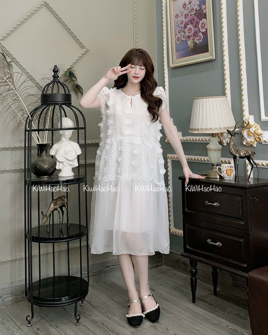 [HCM]Đầm bầu baby doll dự tiệc sang chảnh