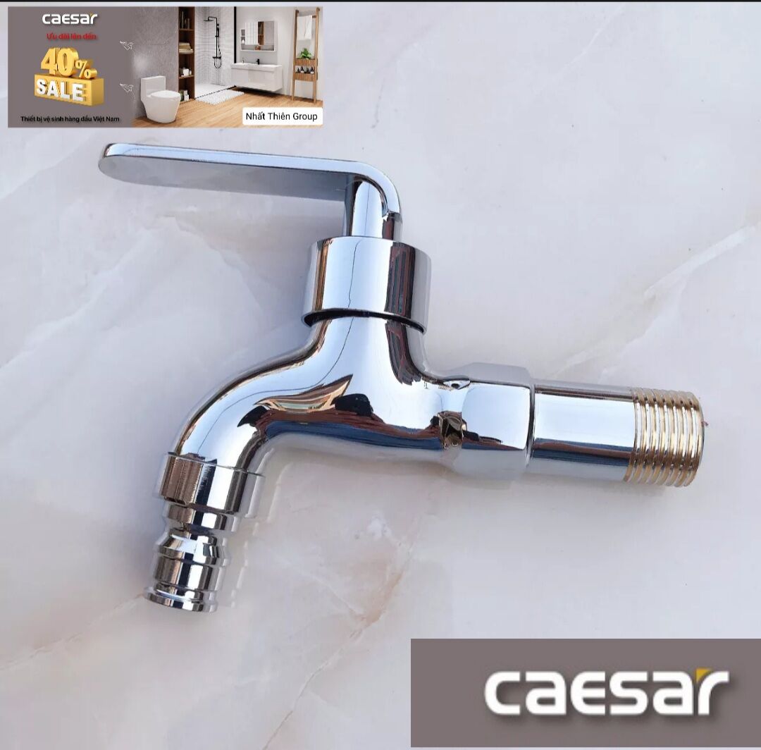 Vòi Lạnh Gắn Tường CAESAR WP027C