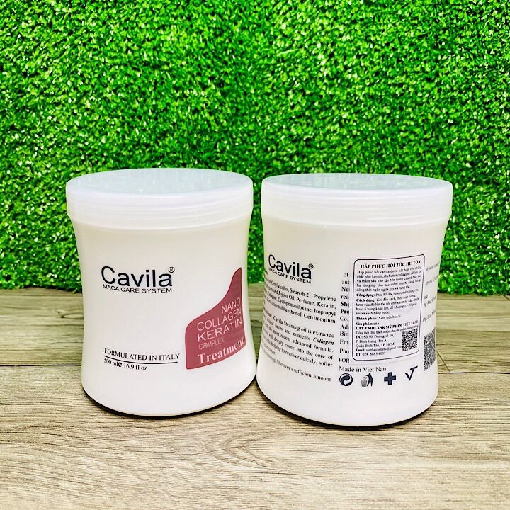 [CHÍNH HÃNG] HẤP DẦU SIÊU MƯỢT, SIÊU PHỤC HỒI TÓC CAVILA COLLAGEN MACCA