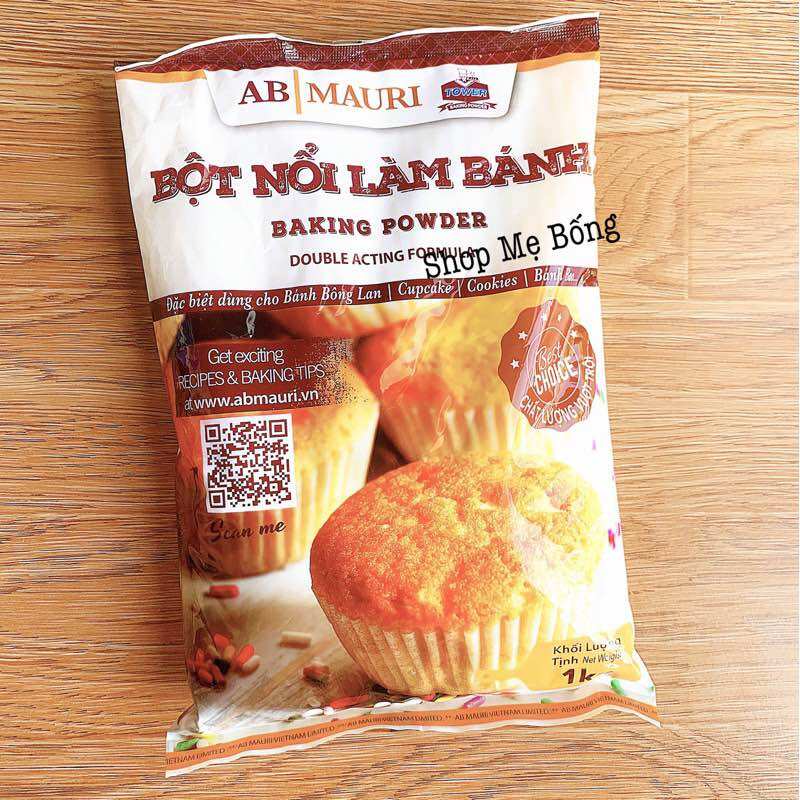 Bột nổi 1kg / Bột nở / Baking Powder / Mauri
