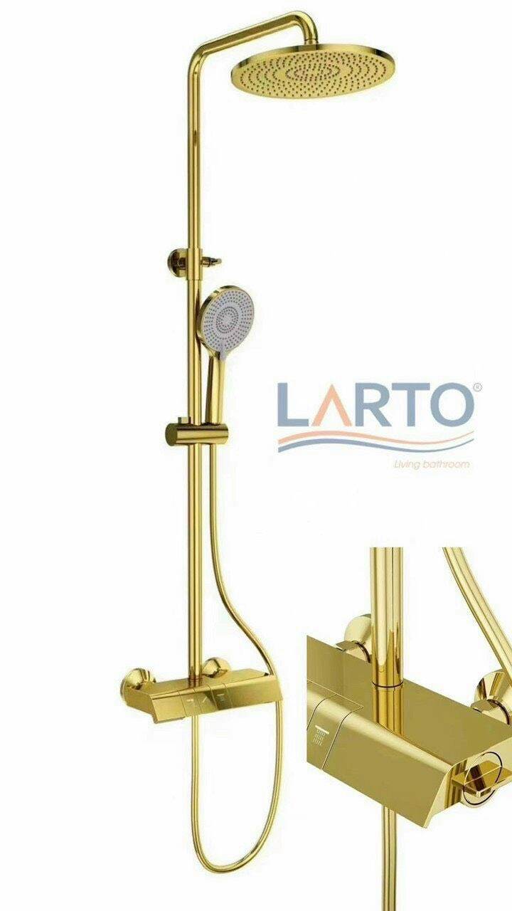 SEN CÂY MẠ VÀNG LUXURY GOLD. SEN CÂY TẮM ĐỨNG LARTO NHẬP KHẨU.