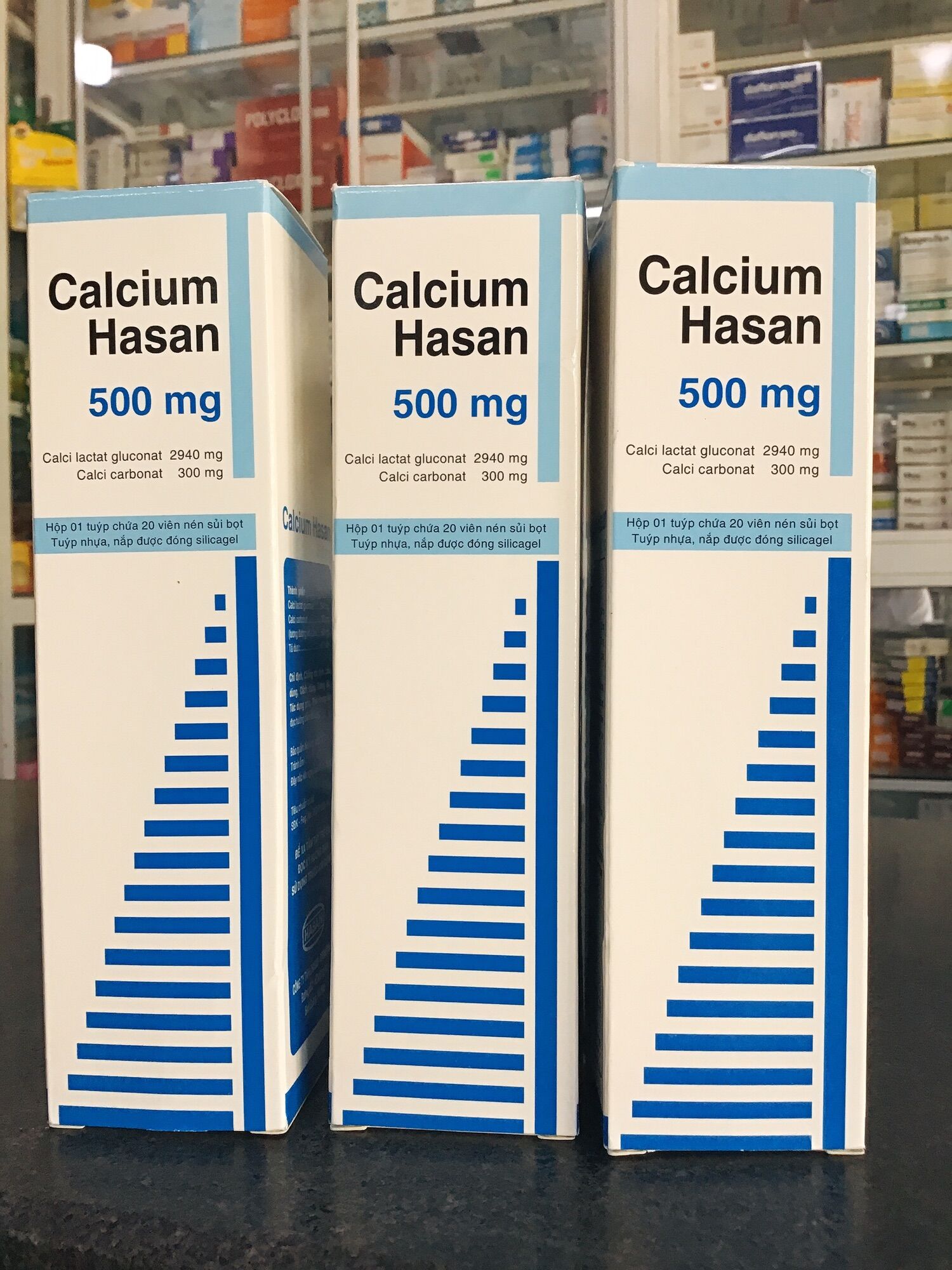Calcium hasan 500mg 20 viên
