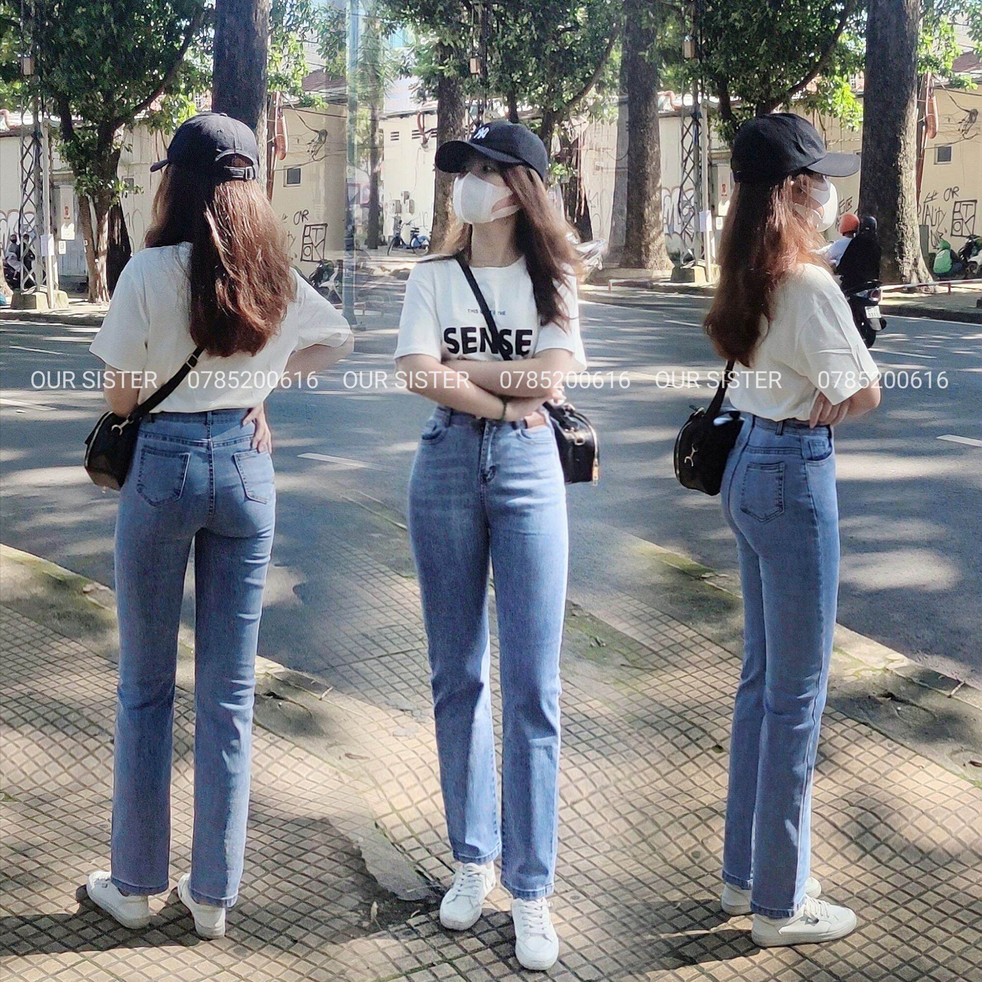 Jean gc suông dài co dãn - ảnh thật - freeship max