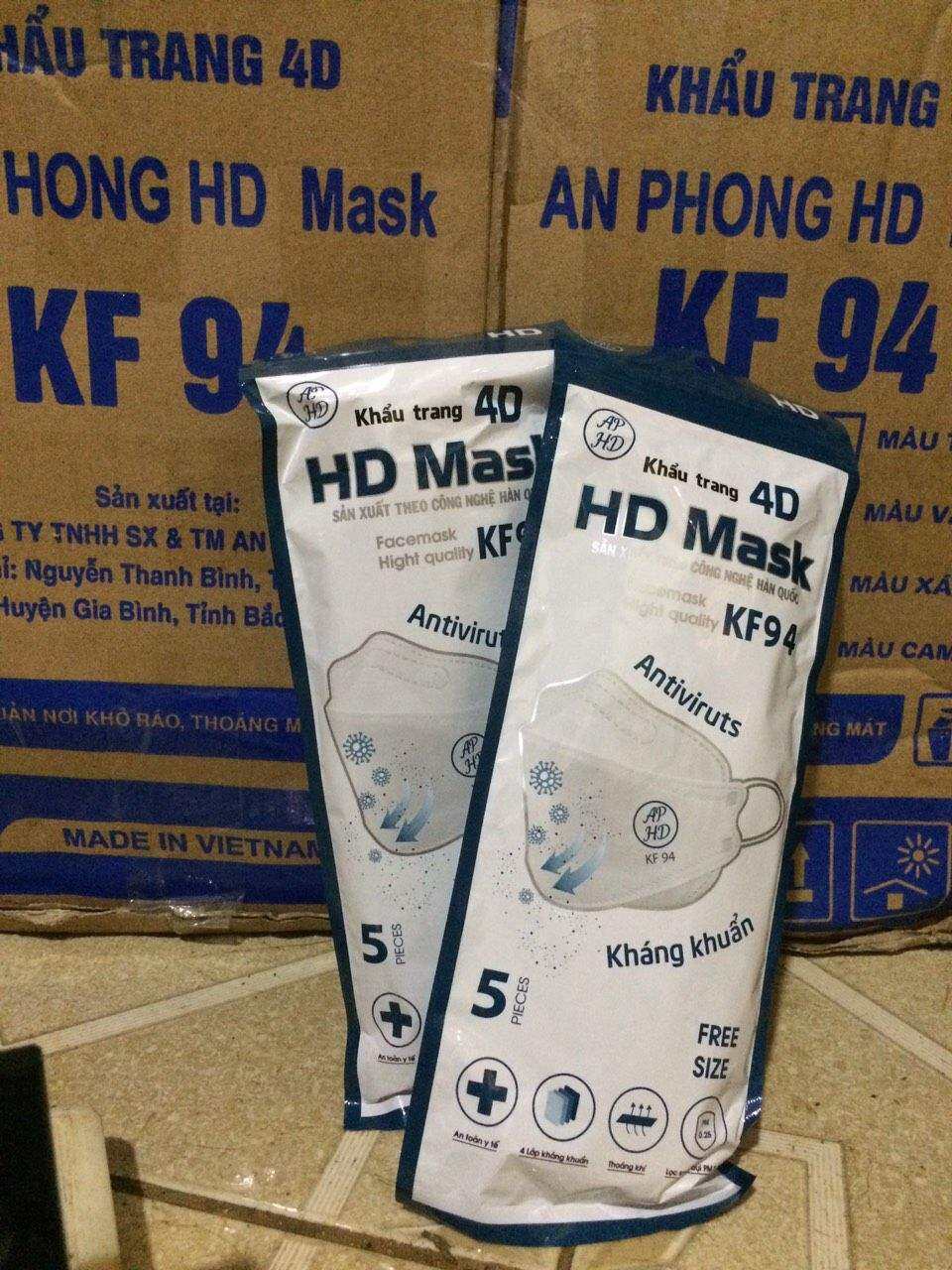 Khẩu trang 4D KF94 An Phong