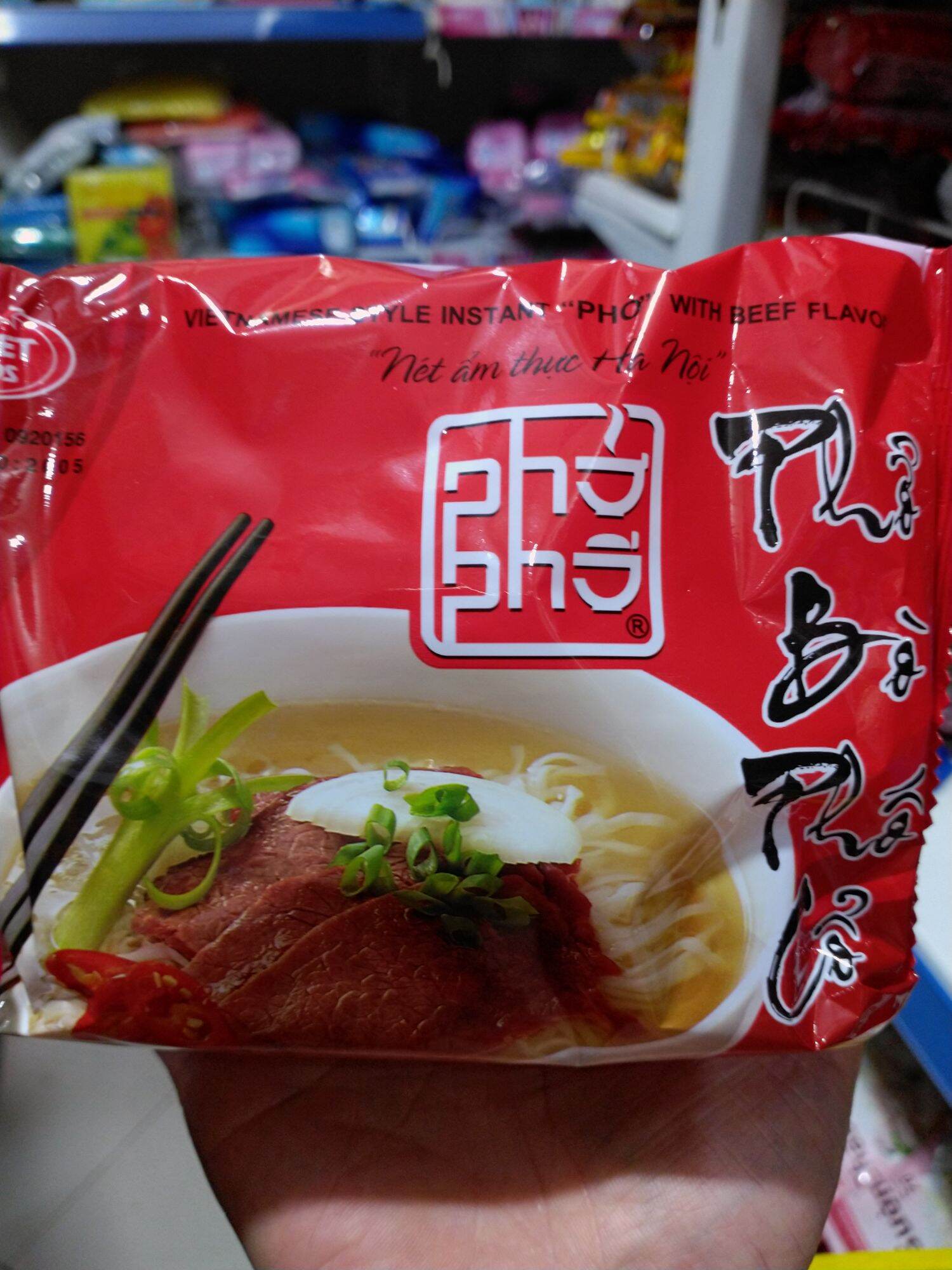 Phở ăn liền Phố Cổ bò/gà gói 65g