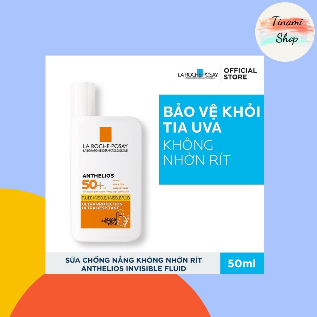 Kem Chống Nắng La Roche - Posay Anthelios Shaka Fluid Không Nhờn Rít Spf50+ (Uvb + Uva) 50Ml