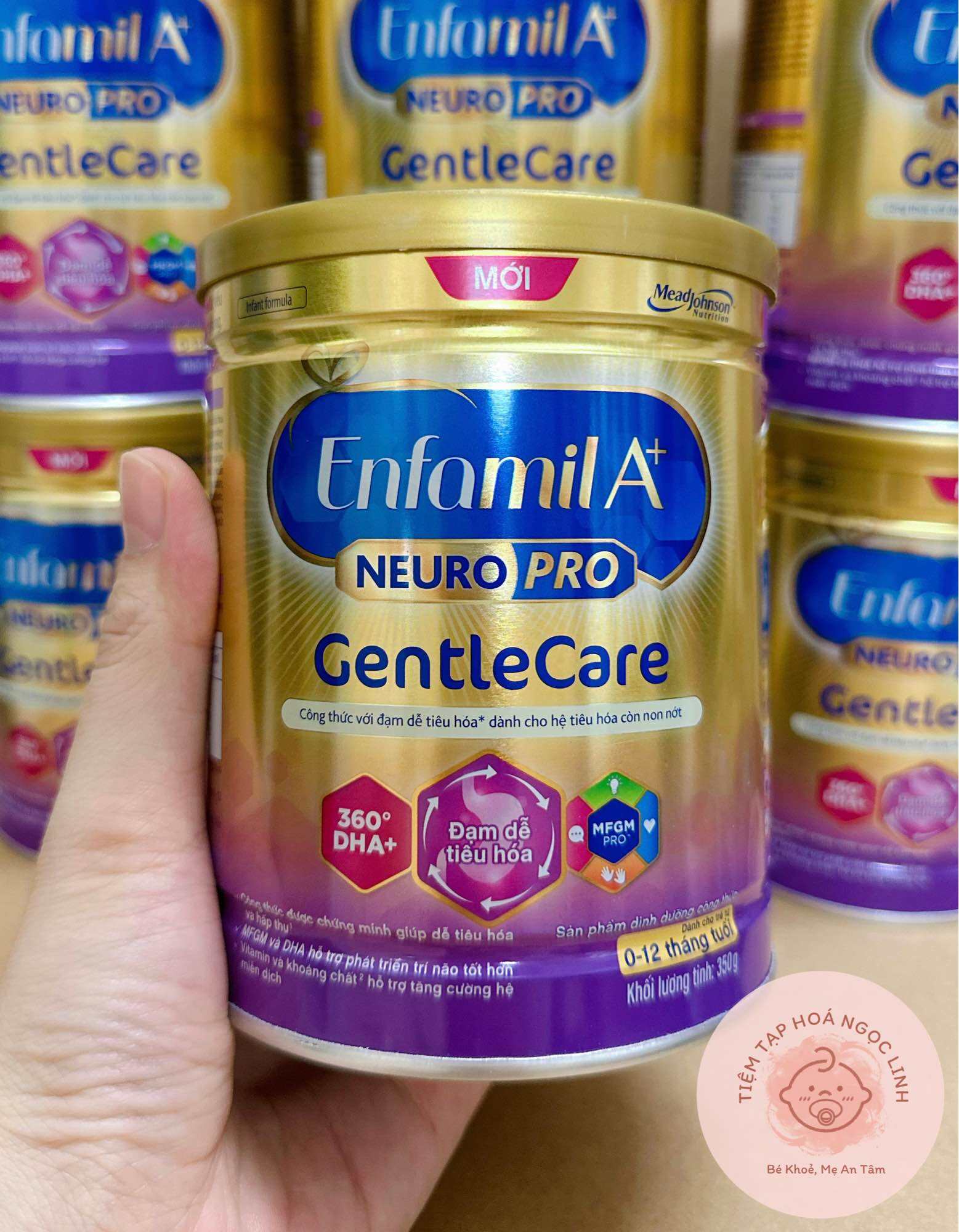 Sữa bột ENFAMIL A+ GENTLE CARE (0-12 tháng tuổi) 350g