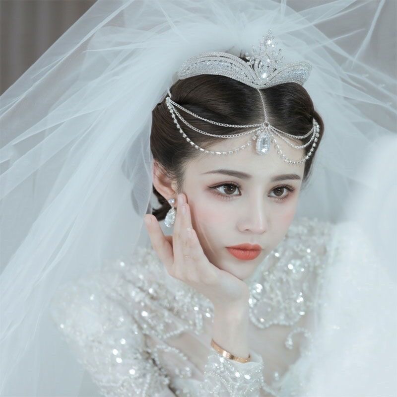 Dây cài tóc đính đá cosplay thiên thần