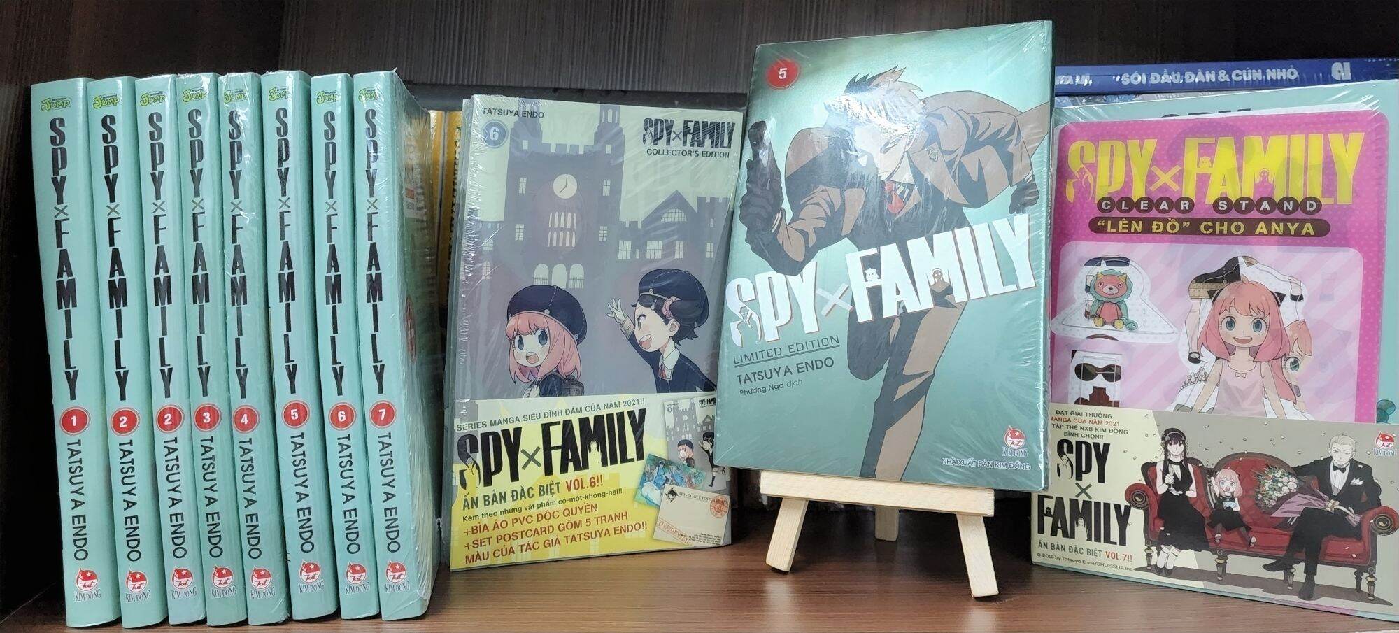 Bộ sản phẩm Spy x family 1 - 7