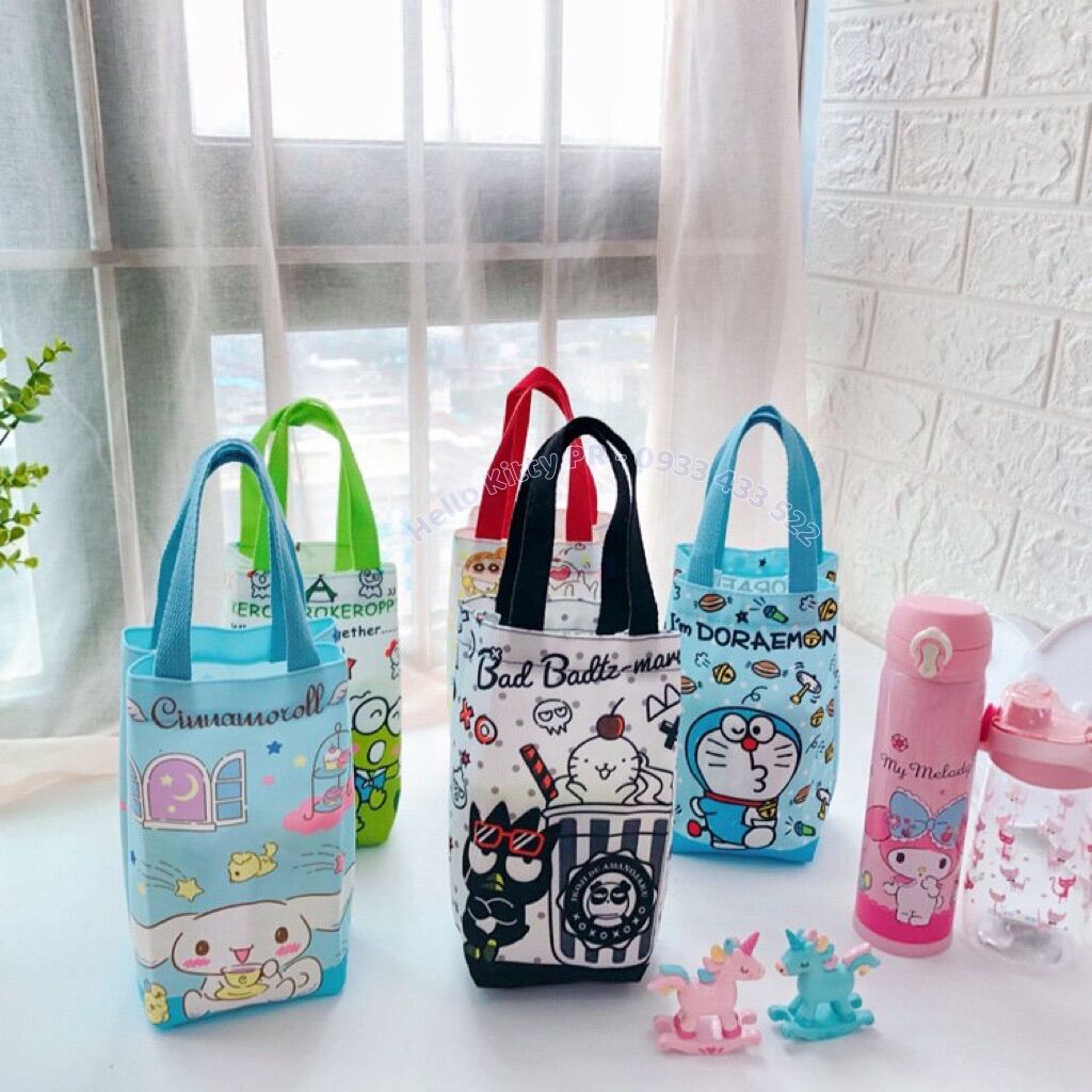Túi đựng bình nước HELLO KITTY - DORAEMON