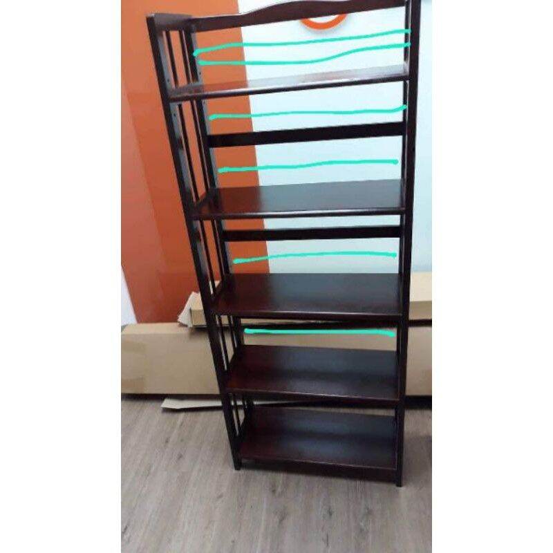 Kệ sách gỗ 40cm - 5 tầng