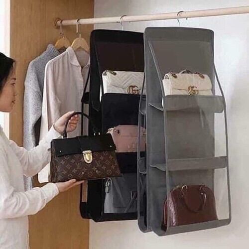 Túi 6 ngăn trong suốt đựng giỏ xách