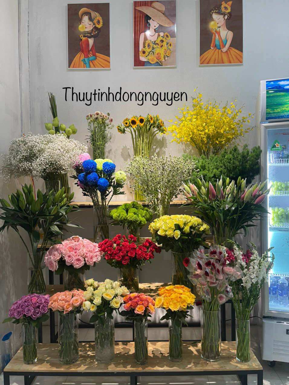 (D18cm x H25cm) Chậu thuỷ tinh, bể cá mini, bình thuỷ tinh 18x25cm (đường kính 18cm cao 25cm)