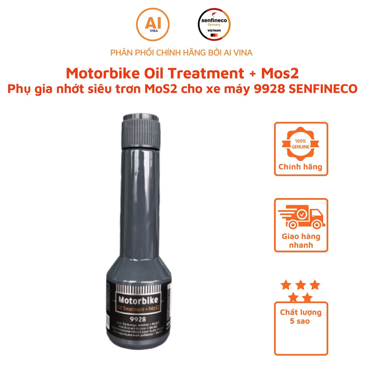Phụ gia nhớt cao cấp cho xe máy Senfineco 9928