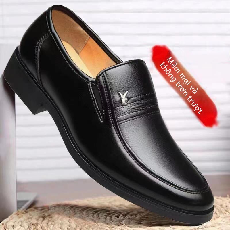 Giày Derby Nam Thoáng Khí Da Thật Dành Cho Doanh Nhân Sử Dụng Thông Thường Gót Bằng Phun Áp Lực Sản Xuất Tại Trung Quốc