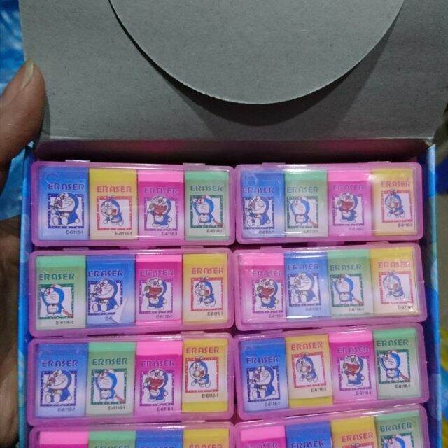Set vỉ tẩy 4 viên .tẩy bút chì
