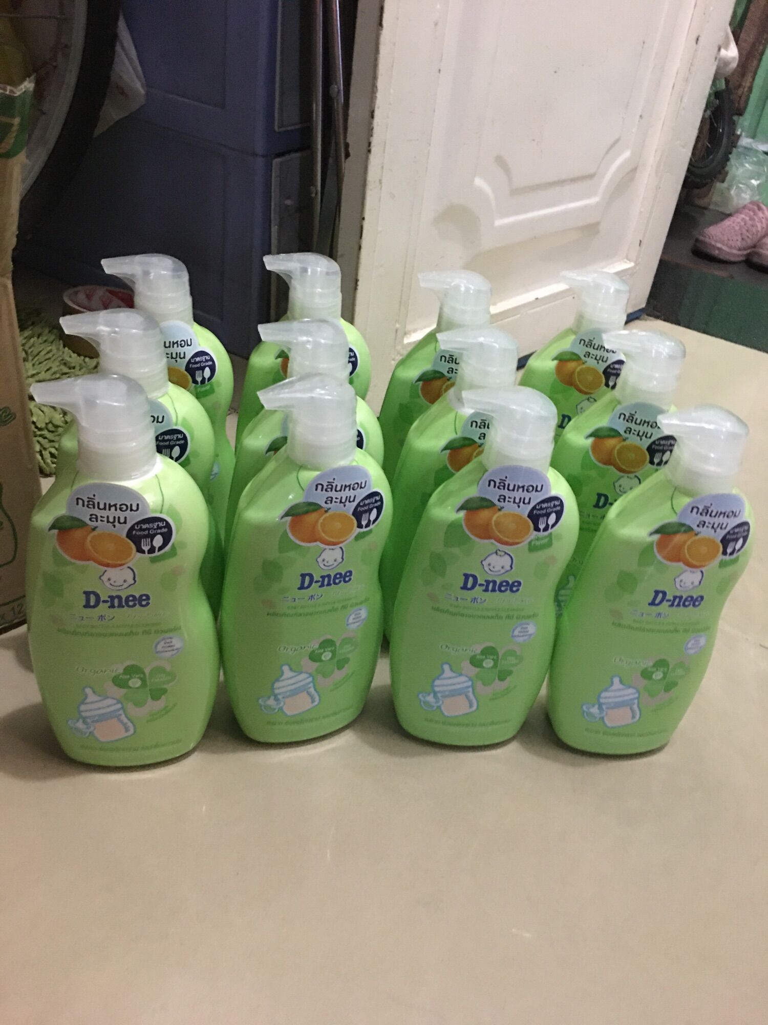 Nước rửa bình sữa Dnee 620ml chai, túi 600ml