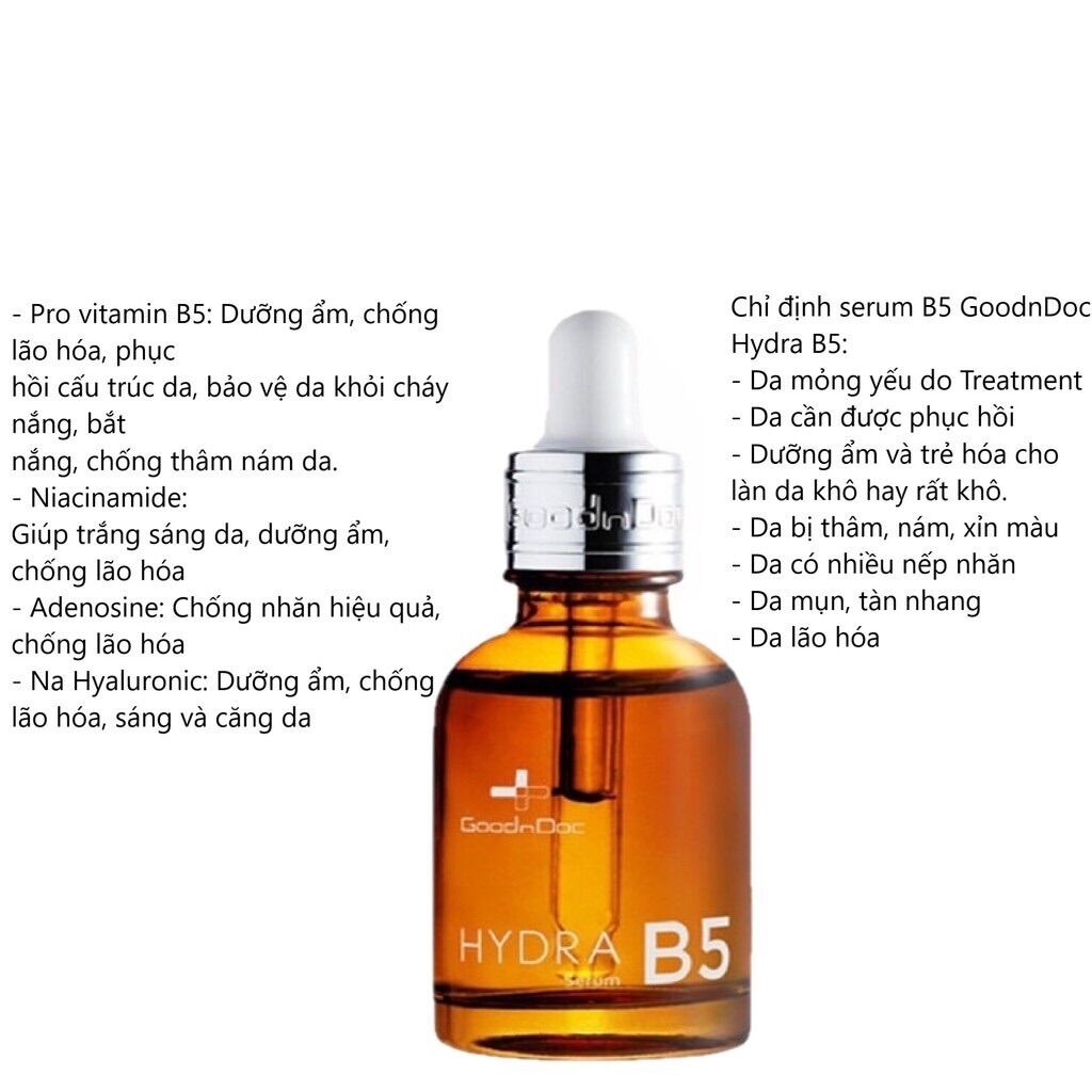 Serum cấp ẩm phục hồi làm sáng da HYDRA B5