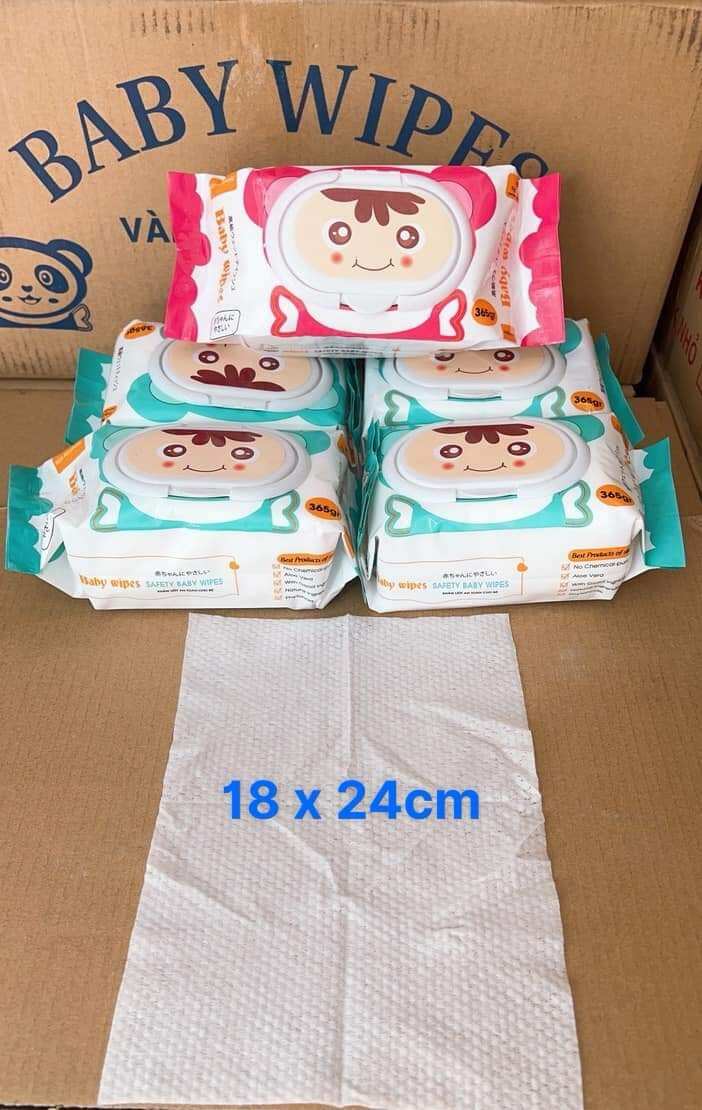 Khăn ướt Baby Wipes không mùi, không hóa chất, an toàn khổ lớn
